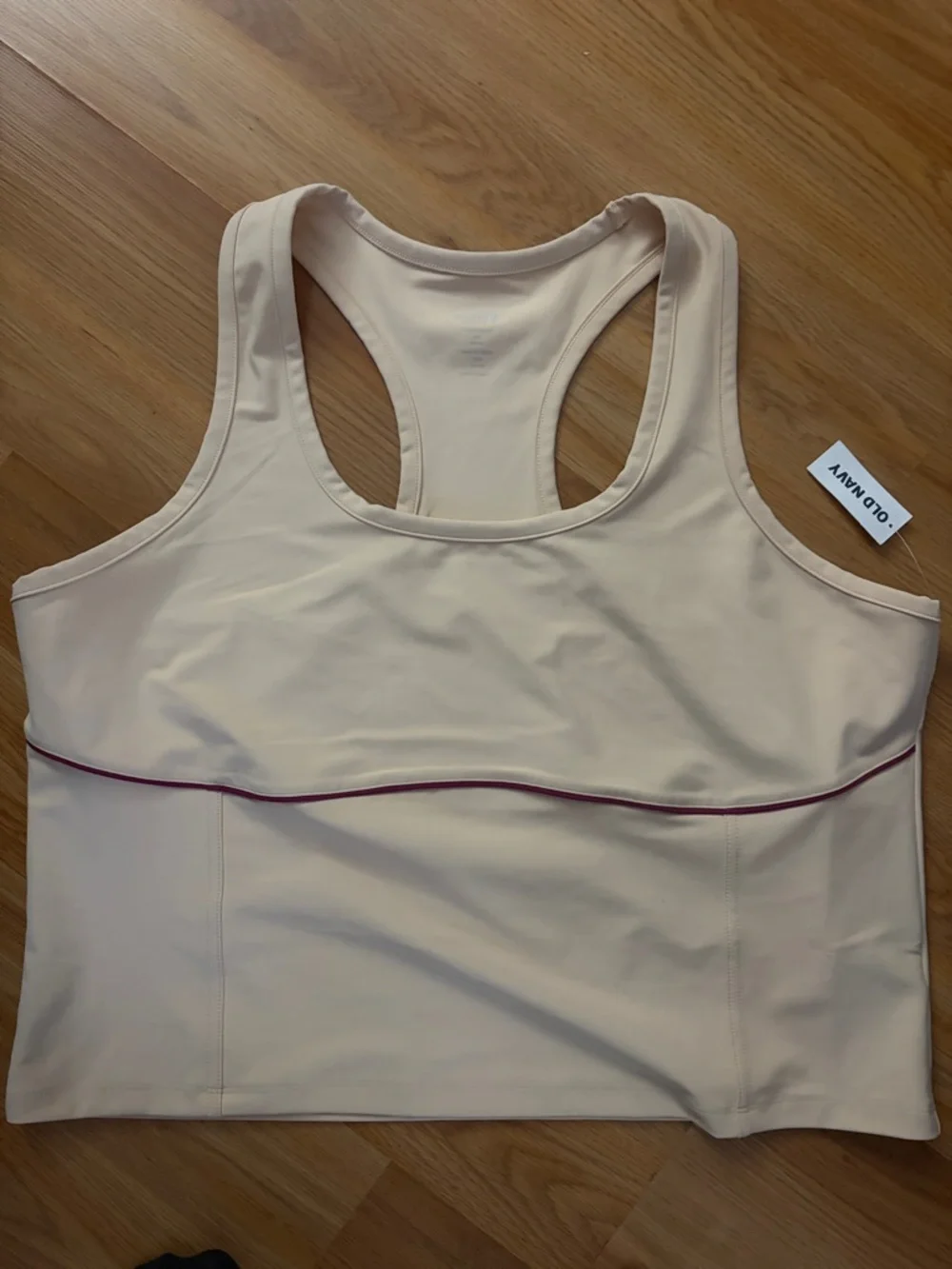 Old Navy PowerSoft Racerback Cropped Shell Tank - Picture 2 of 2
